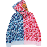 A Bathing Ape Bathing Ape Abc Camos Separate Shark Full Zip Худи синий розовый
