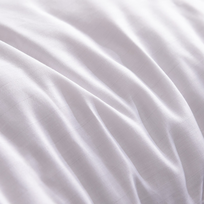 Наволочки 50x70 Страйп Сатин Однотонный Отель белый 100% Хлопок 1x1