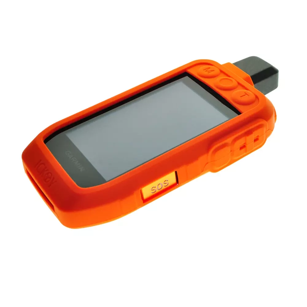 Garmin Alpha 200i оранжевый силиконовый чехол, открытый gps