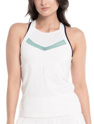 Топ теннисный Lucky in Love Cool Urbana V.I.P. Tank w/Bra - White