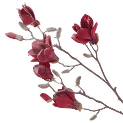 GAEM Цветок искусственный "Снежная магнолия", L28 W11 H90 см