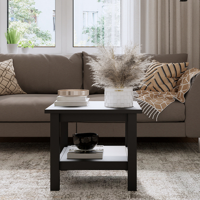 Журнальный стол Хемнэс/Кымор, 55х55х46см, черный