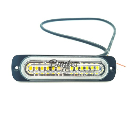 Светодиодный габаритный катафот для грузовых Авто Yellow 12 cob 10-30V