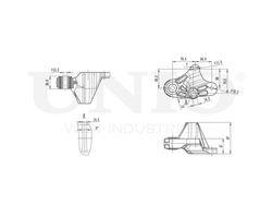 Опора двигателя задняя UNIO RMP-15138