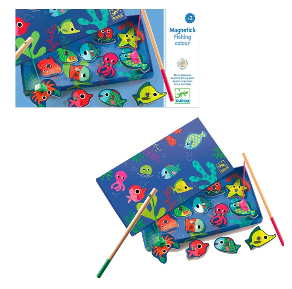 Детская настольная магнитная игра "Рыбалка"серии MAGNETICS FISHING GAMES от Djeco