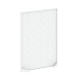 Напольная прямая перегородка с фигурными вырезами VE.NPPF-80.16 AK04 Акустикс (AcustiX)