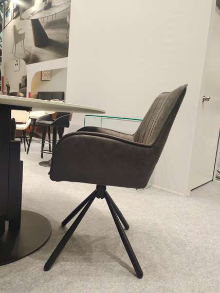 Стул крутящийся Emmer серый