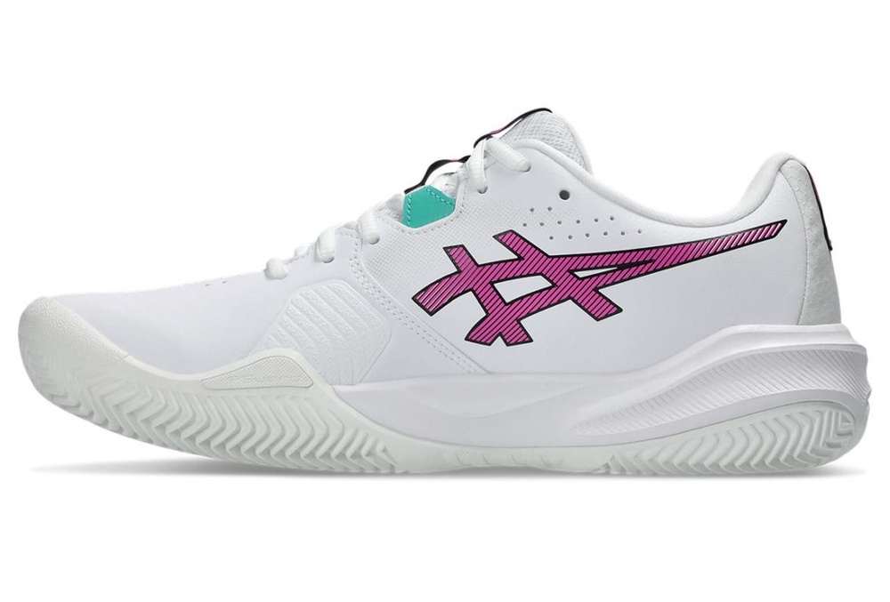 Мужские теннисные кроссовки Asics Gel-Challenger 15 Clay - white/digital sakura