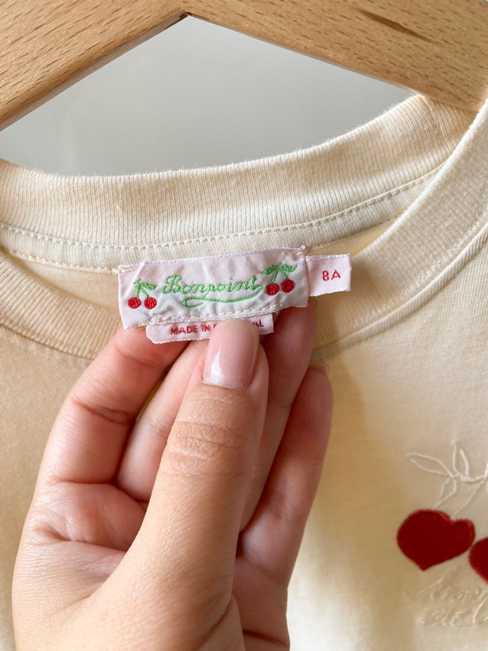 Хлопковая футболка  Bonpoint, 128