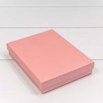 Коробка Ювелирная 16х12х3.4 см "Ромбики" (Розовый)