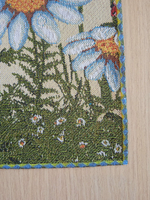 Гобеленовая столешница Ромашки 40х89