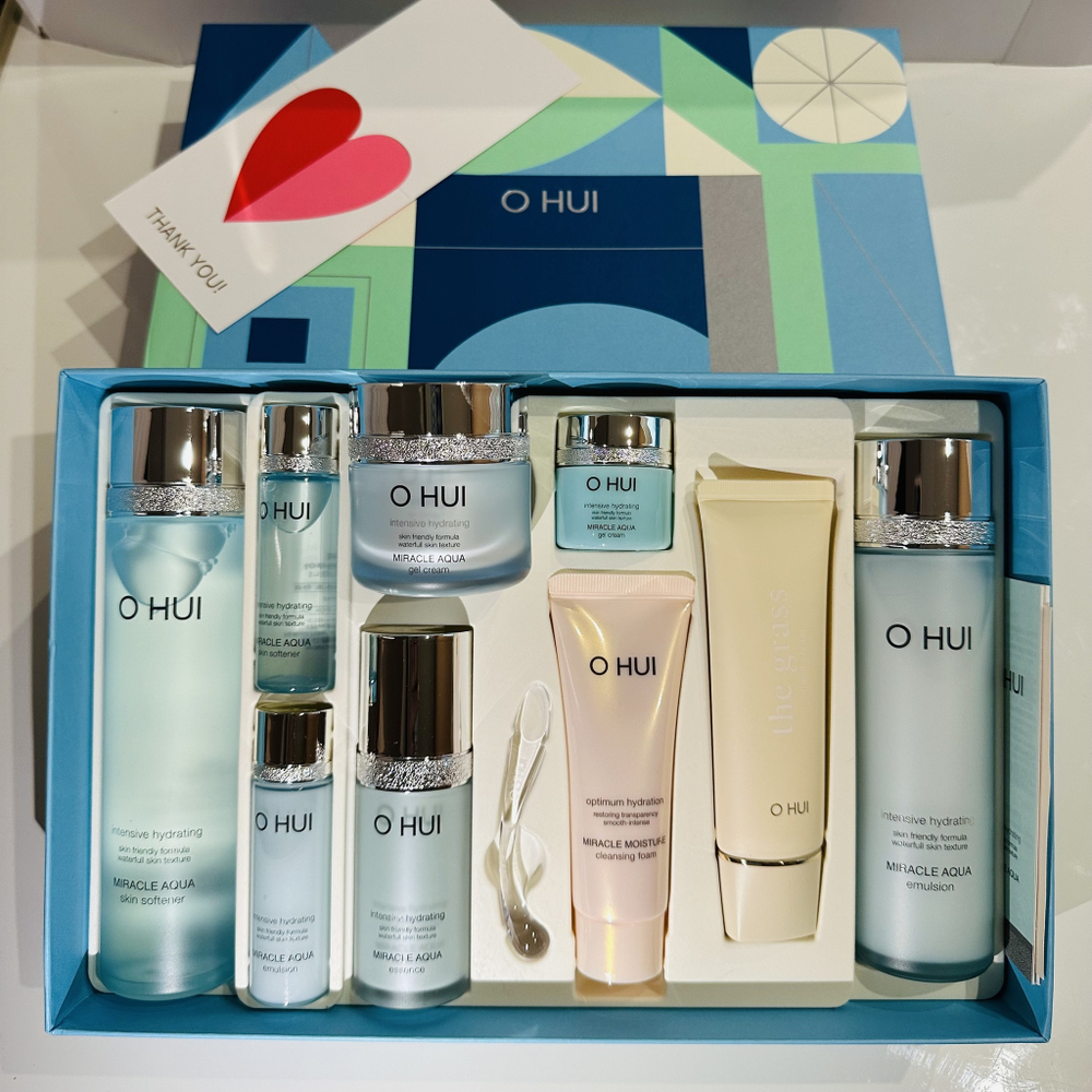 I HUI  MIRACLE AQUA 4P set. Интенсивно увлажняющий набор.
