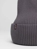 Шапка вязаная весенняя/осенняя МУЛА (Графит)