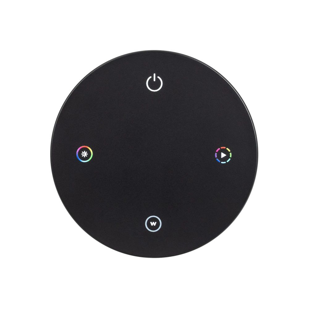 INTELLIGENT ARLIGHT Пульт SMART-801-22-1G-RGBW Black (3V, Magnet, 2.4G) (IARL, IP20 Пластик, 5 лет) 046479