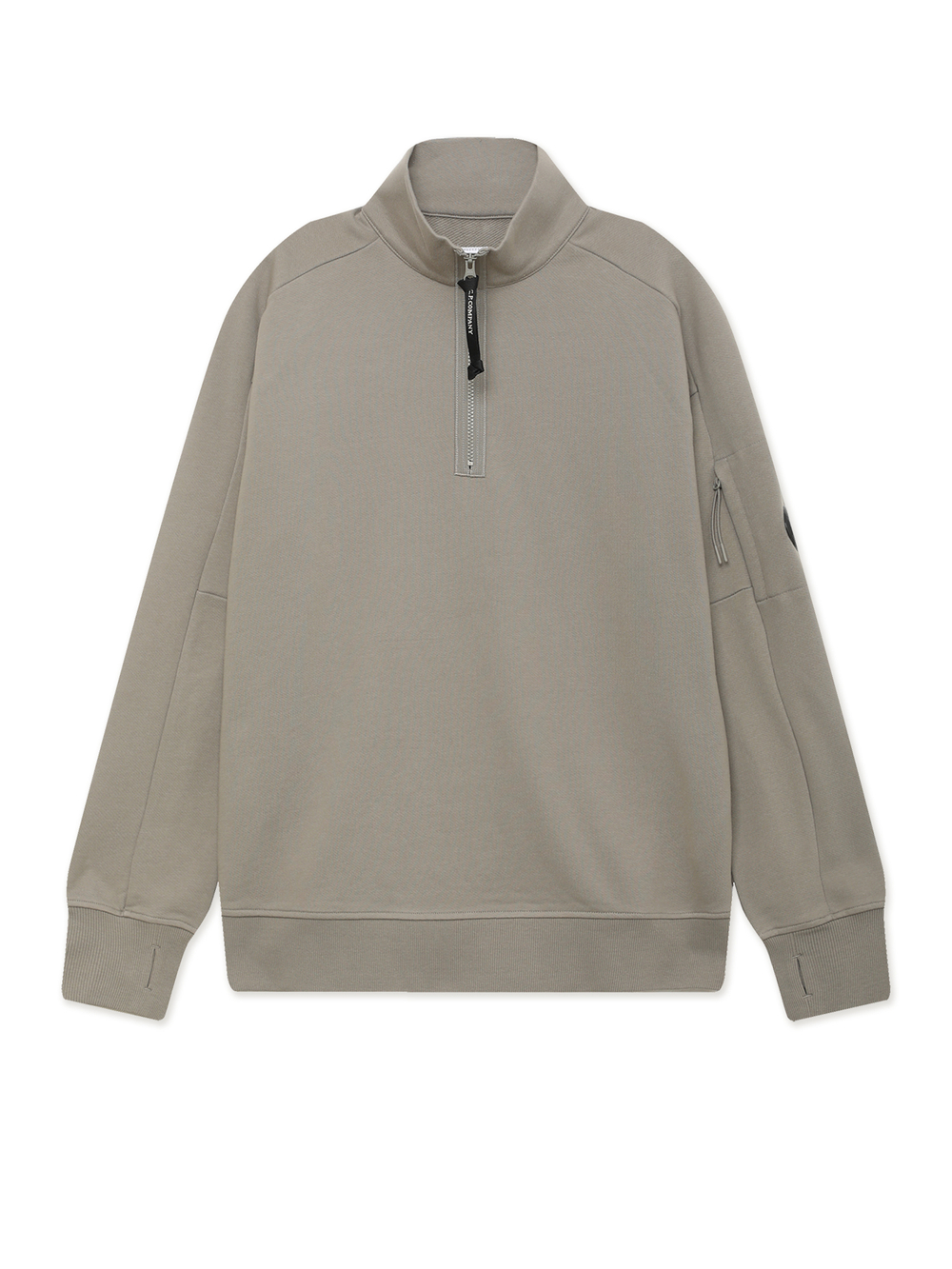 Толстовка На Молнии (Half-zip) Sweatshirts Polo Collar In Diagonal Raised Fleece