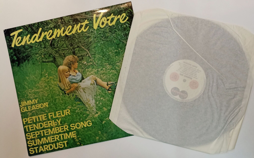 Винтажная виниловая пластинка LP Jimmy Gleason Tendrement Votre (France 1975)