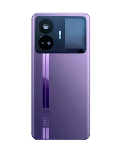Задняя крышка для Realme GT3 фиолетовая (Purple) со стеклом камеры