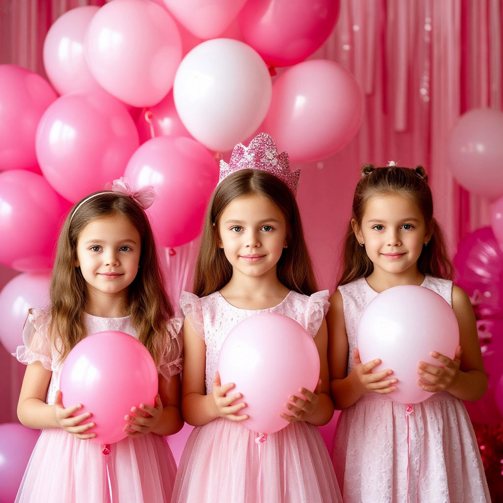 Набор. Шары для девочки. АКЦИЯ! 30 гелиевых шаров