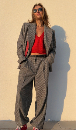 Топ вязаный алый by Ma