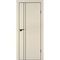 Купить Межкомнатная дверь ПЭТ P-20 бежевый матовый кромка ABS чёрная глухая