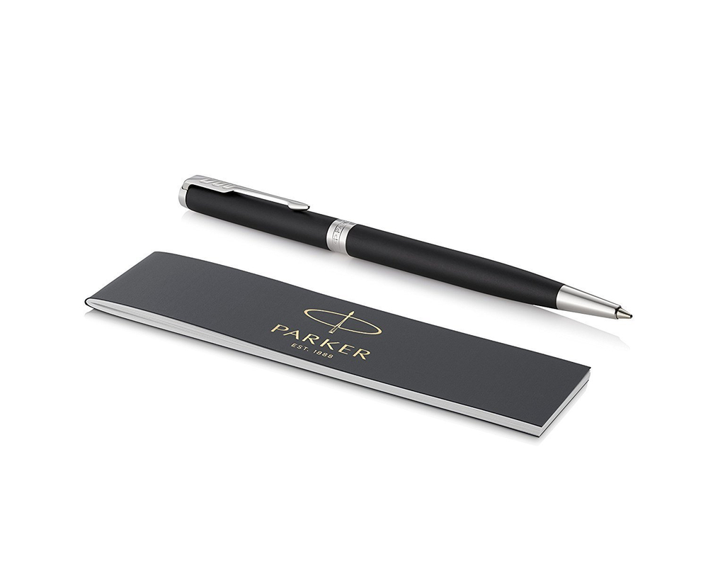 Parker Sonnet Core - Matte Black CT SLIM, шариковая ручка, M, BL