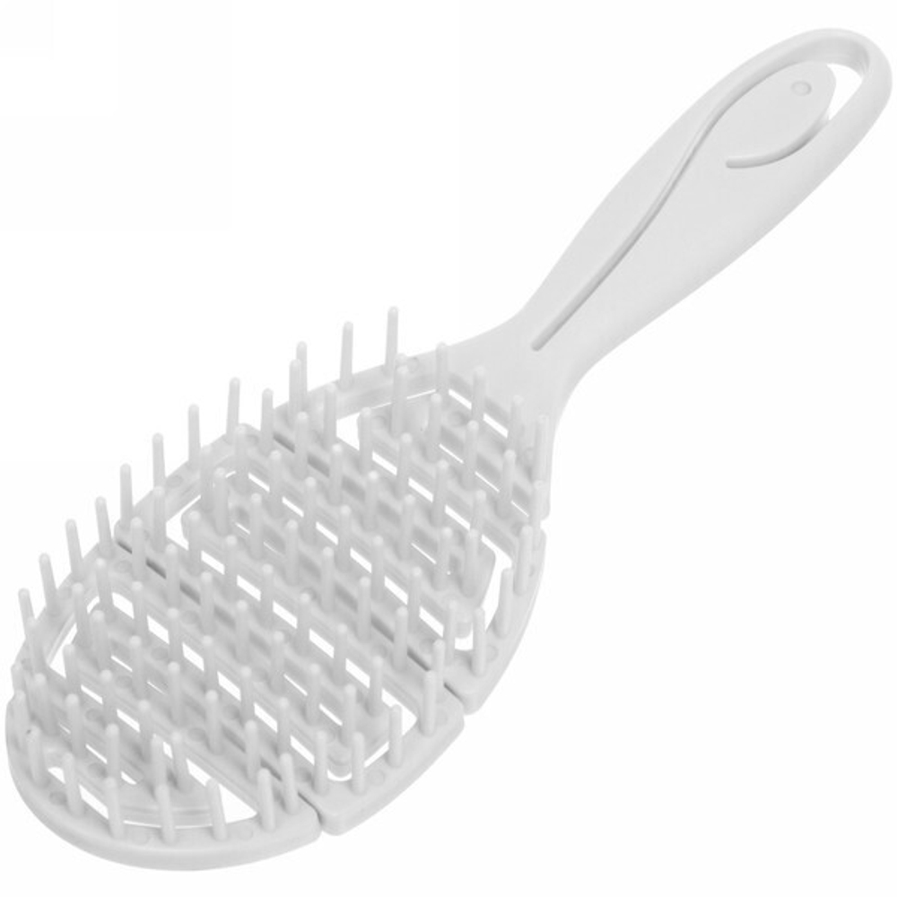 Расчёска массажная «Сosmo style», для бережного расчёсывания мокрых волос, цвет белый, розовый и голубой, 21,8*6,8см