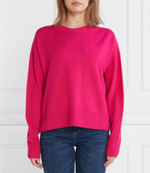 Хлопковый свитер Liu Jo - розовый(MF3019 MA09O)