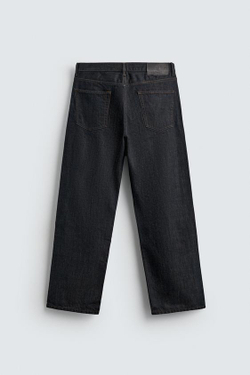 ZARA ДЖИНСЫ STRAIGHT FIT, МОРСКОЙ СИНИЙ