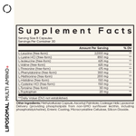 Codeage, Liposomal Multi Amino+, комплекс липосомальных аминокислот, серия Sport, 240 растительных капсул