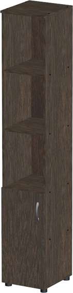 Стеллаж узкий полуоткрытый