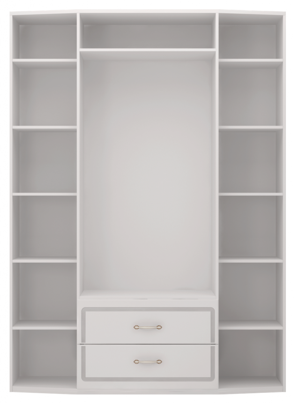 Шкаф для одежды 4-х дверный с ящиками Виктория 02