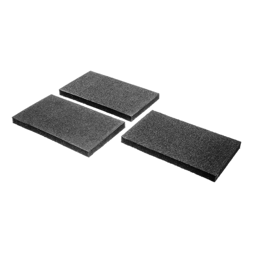 32-1-203 Набор губок для шлифования карбид кремния, Р60/80, Р60/100, Р80/120, 125х100х10мм 3шт