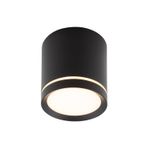 DK4016-BK Светильник накладной IP 20, 5 Вт, LED 3000, черный, алюминий/акрил