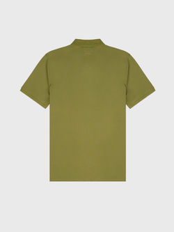 Поло C.P. Company Stretch Piquet Slim Green Moss