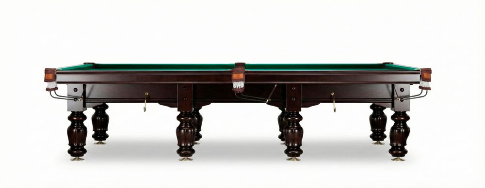 Бильярдный стол для русской пирамиды Weekend "Classic 2" 12 футов массив ольхи, борта клен (махагон)