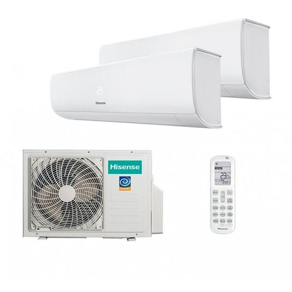 Мульти сплит-система Hisense на 2 комнаты (20+25 кв.м.) Zoom