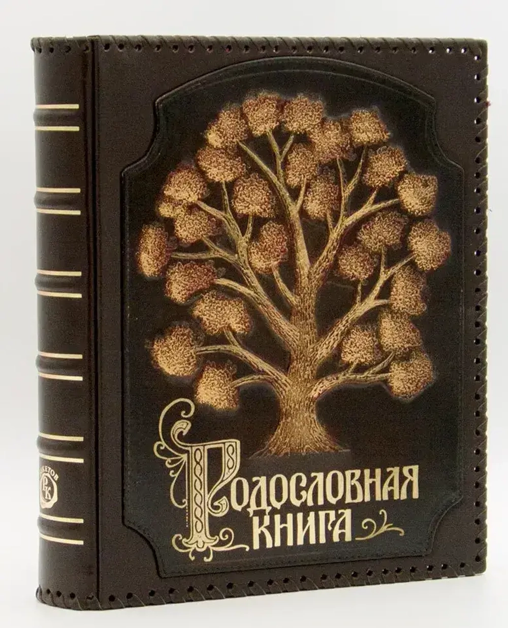 Альбом генеалогическое древо "Традиции", натуральная кожа, с росписью в оплетке