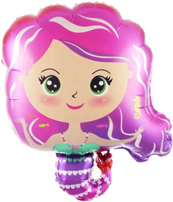 Русалочка с розовыми волосами В155