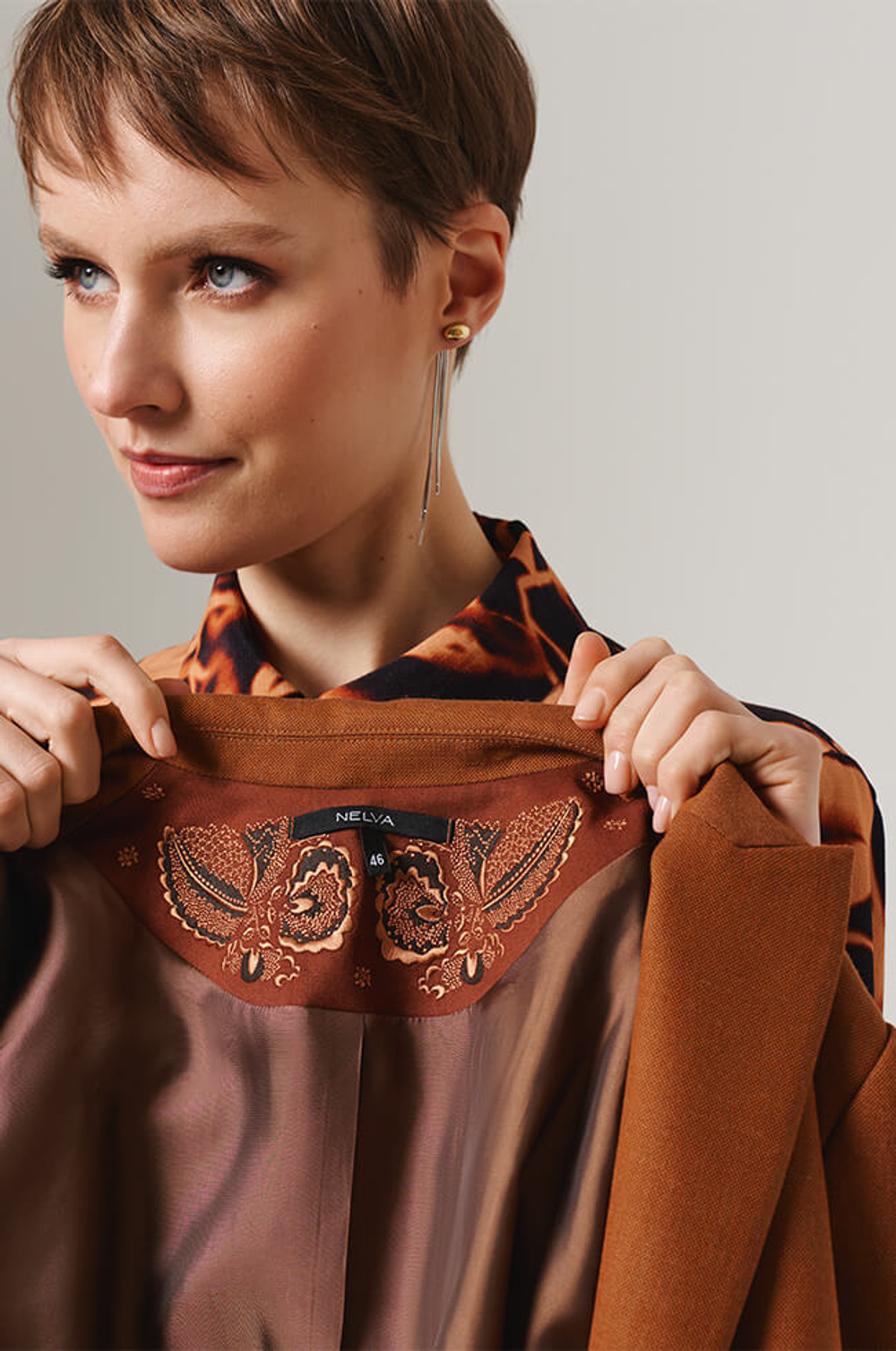 1895 Жакет женский (янтарный)