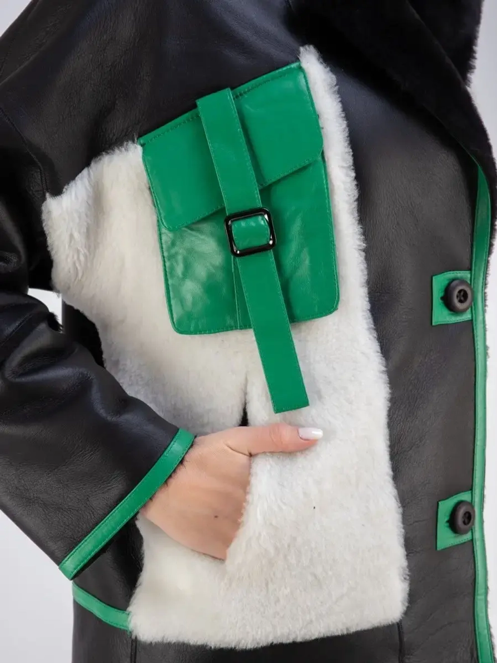 Дубленка женская натуральная оверсайз Турциz