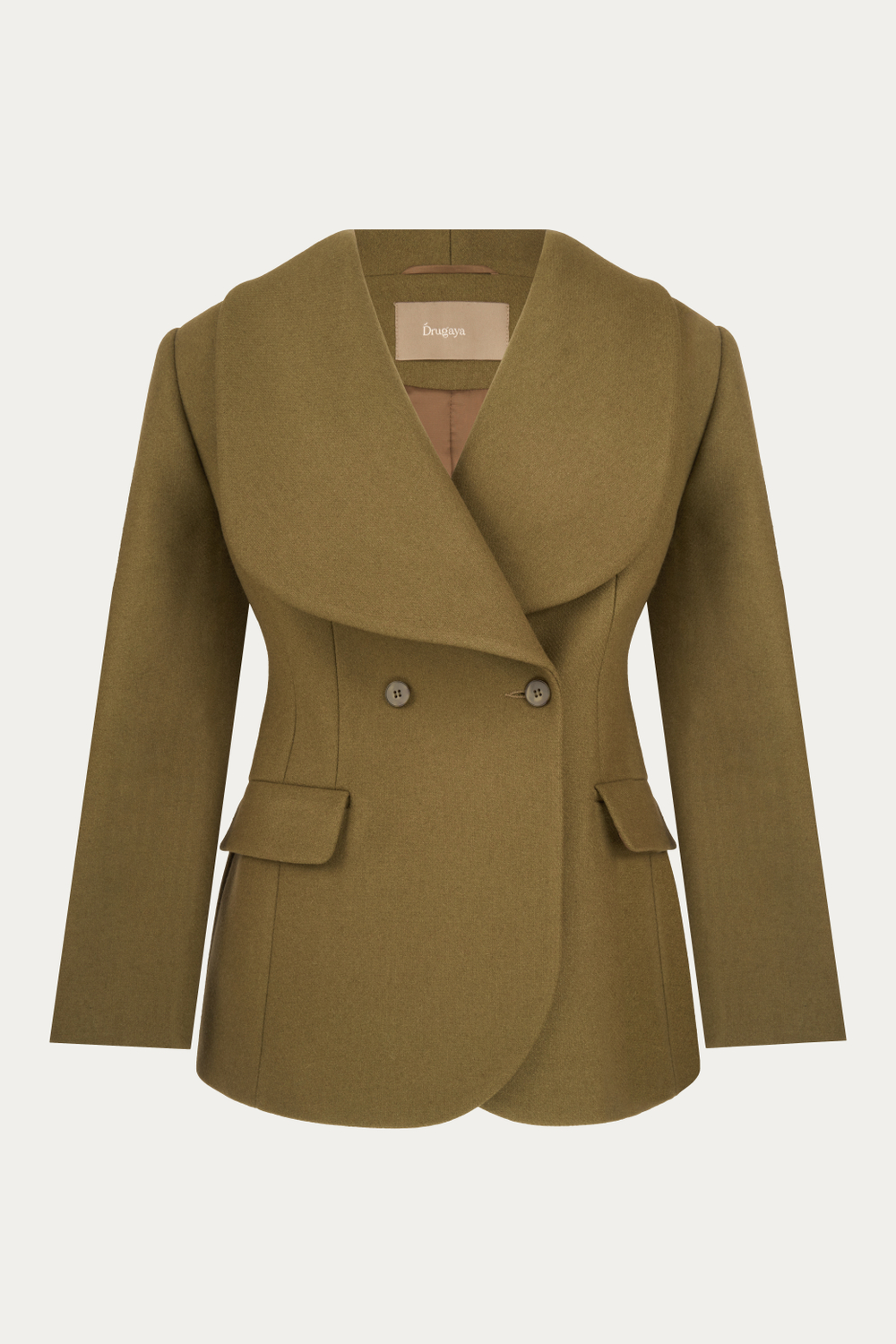 Жакет-пальто приталенный