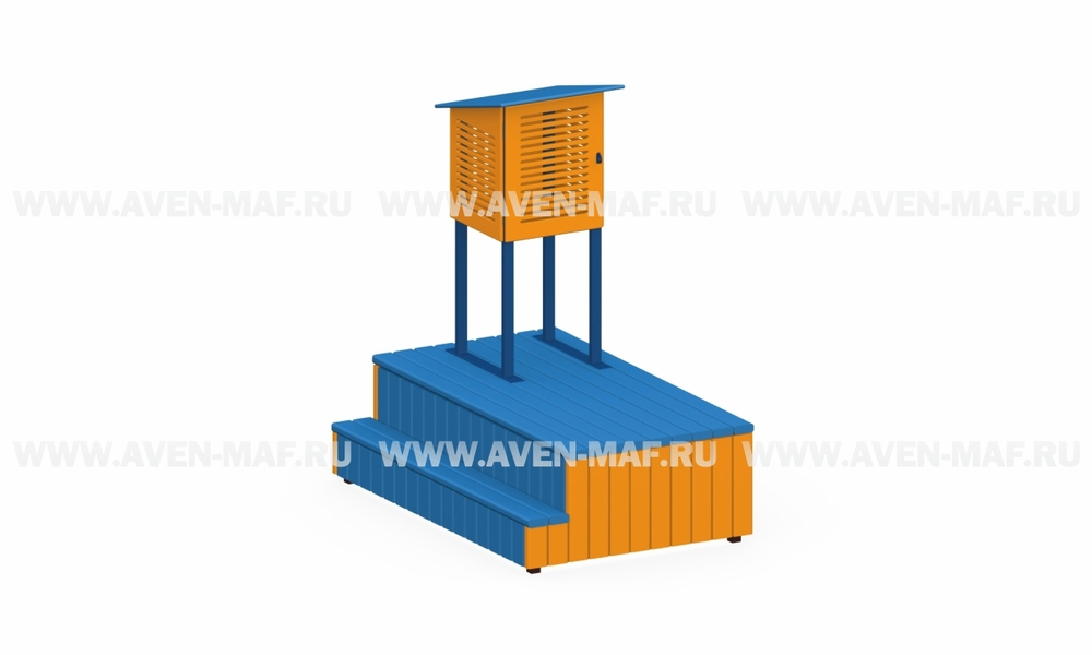Метеобудка с подиумом
