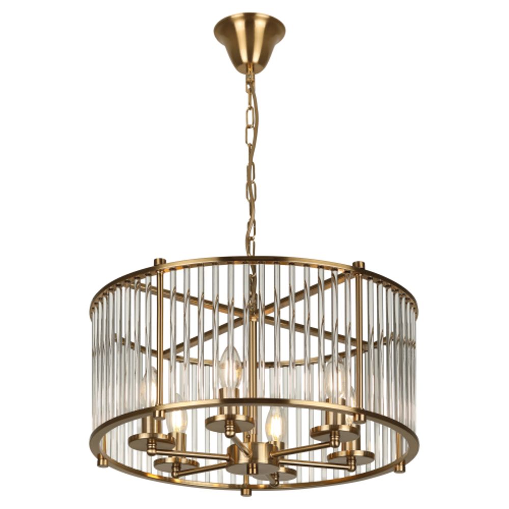 Люстра Rivoli Erin 4112-306 6 х Е14 40 Вт дизайн