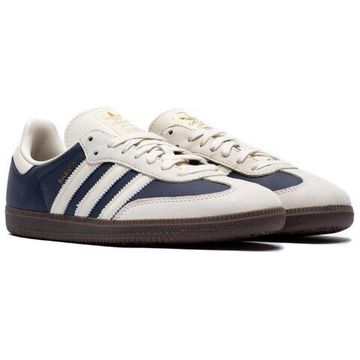 Кроссовки adidas originals SAMBA OG для скейтборда Белые и синие Женские