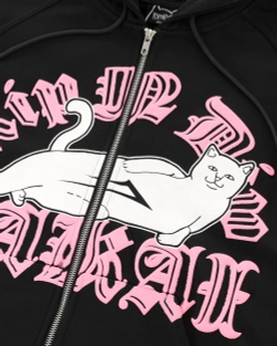 Худи LAKAI X RIPNDIP Zipper Black