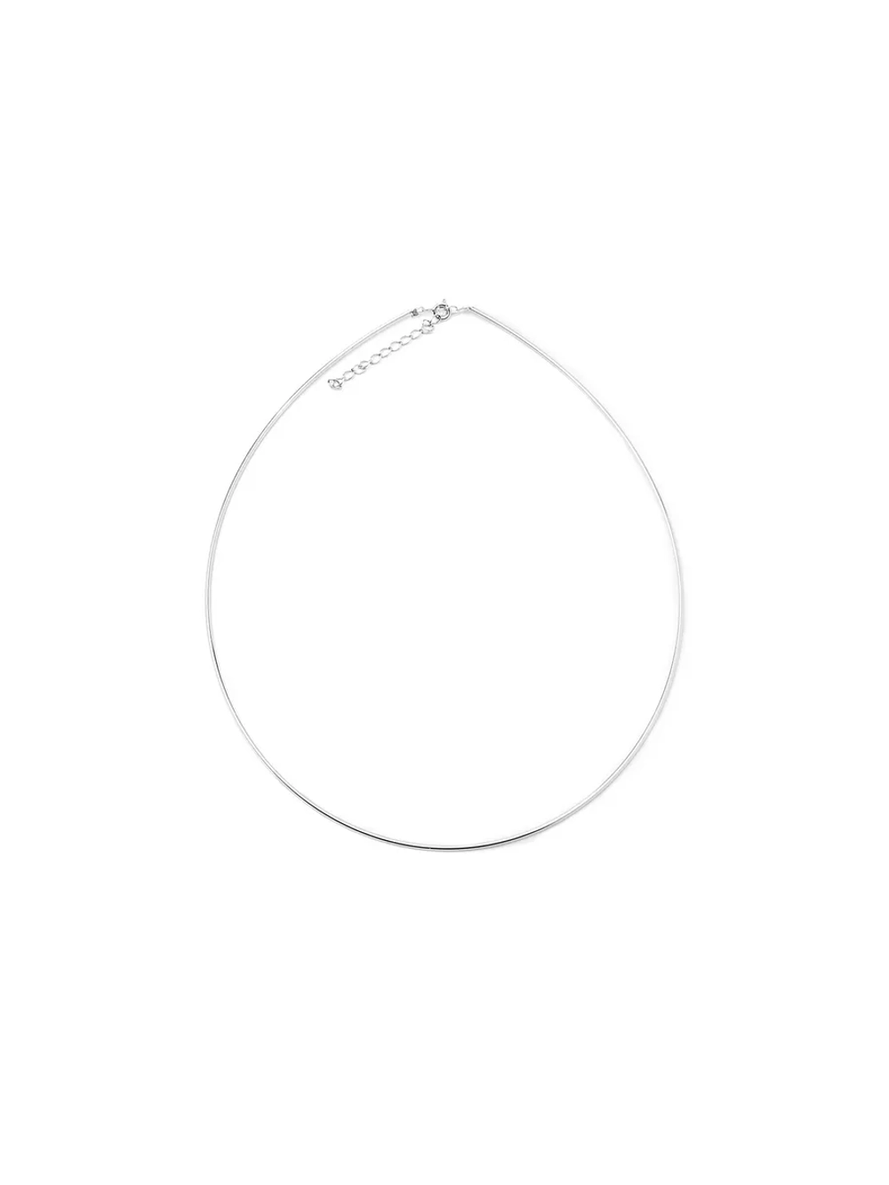 Серебряное колье-обруч из серебра