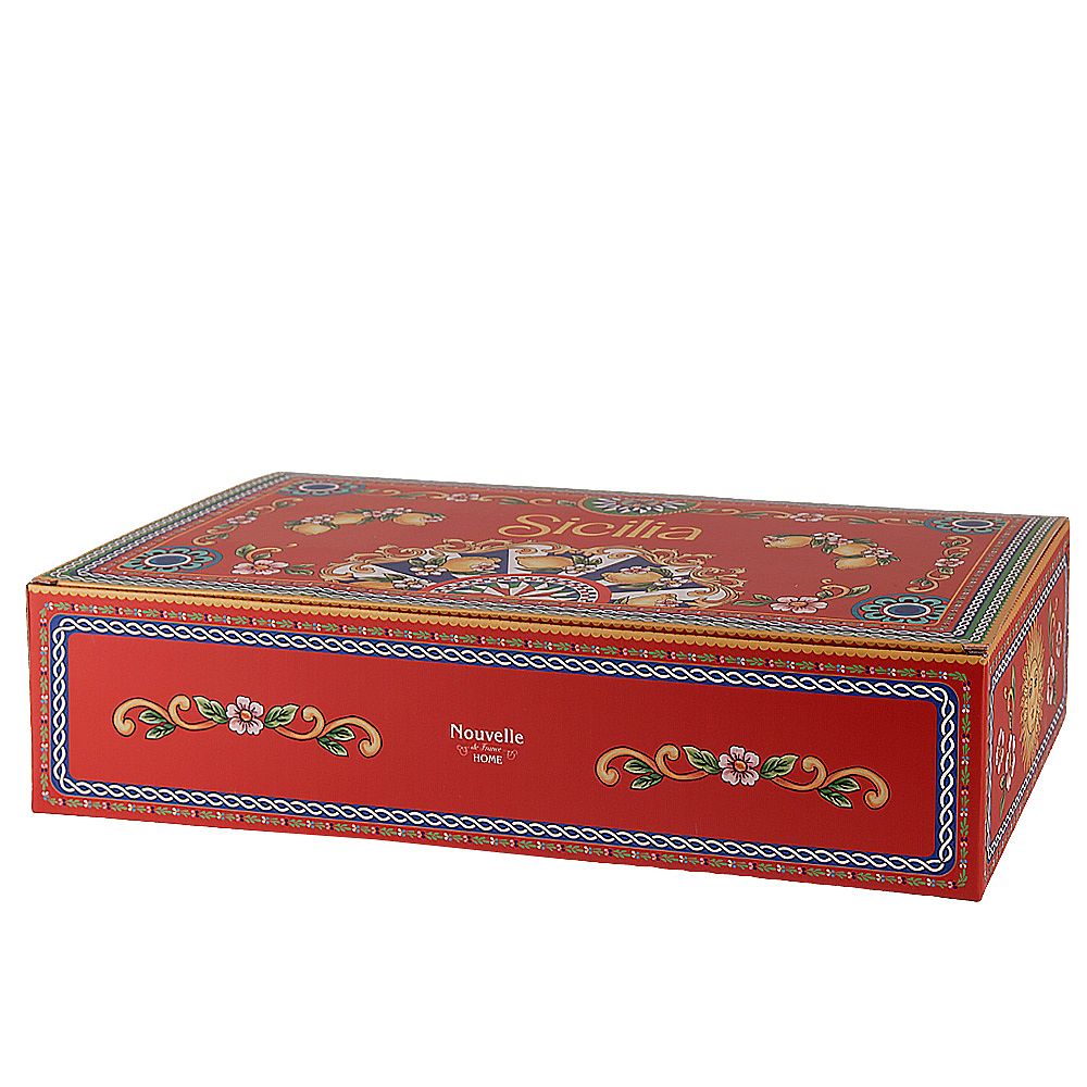 Чайный набор 12пр. "Sicilia Sole" (6 персон) v=220мл (фарфор) (подарочная упаковка)