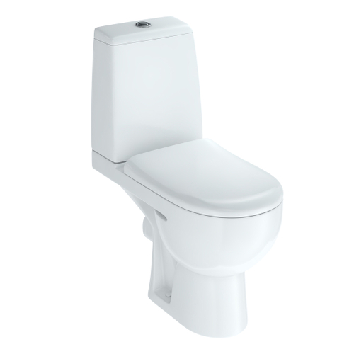 Унитаз-компакт "Бриг" белый (гориз, нижн, сид. дюро.м/лифт, быстр., 2-кн арм) (Kirovit)