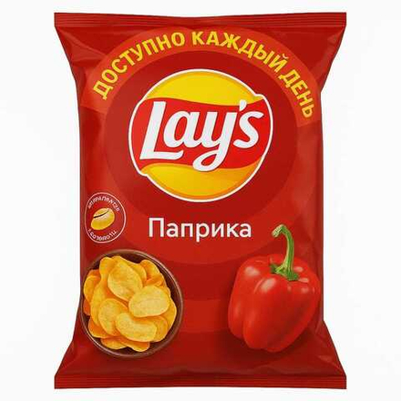 Чипсы картофельные LAY'S Паприка 140 гр