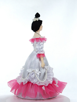 Кукла интерьерная Потешного промысла в светском костюме.